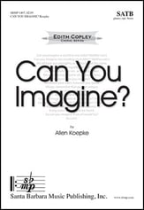 Can You Imagine? SATB choral sheet music cover